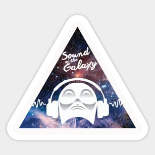 Sound of the Galaxy w/ Man in Headphone Sticker